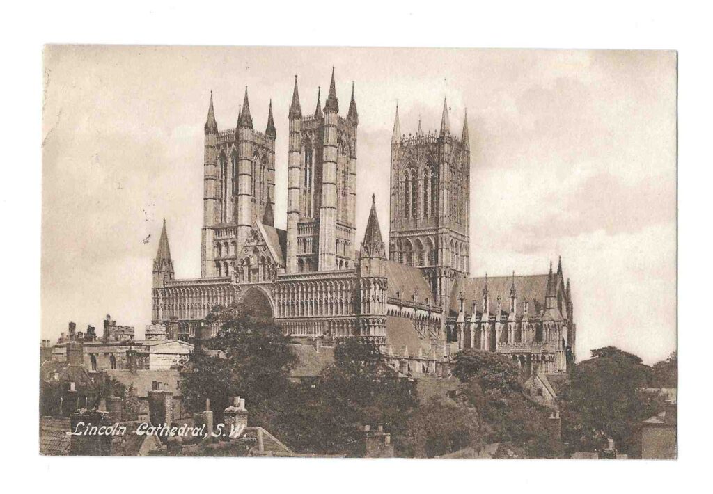 Lincoln Cathedral postcard