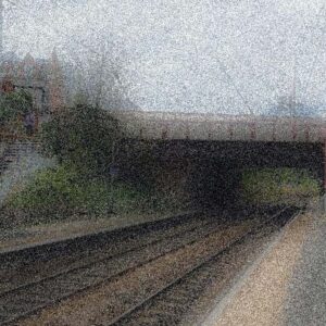 Blury photo of train station for Creative Journeys Residency Open Call